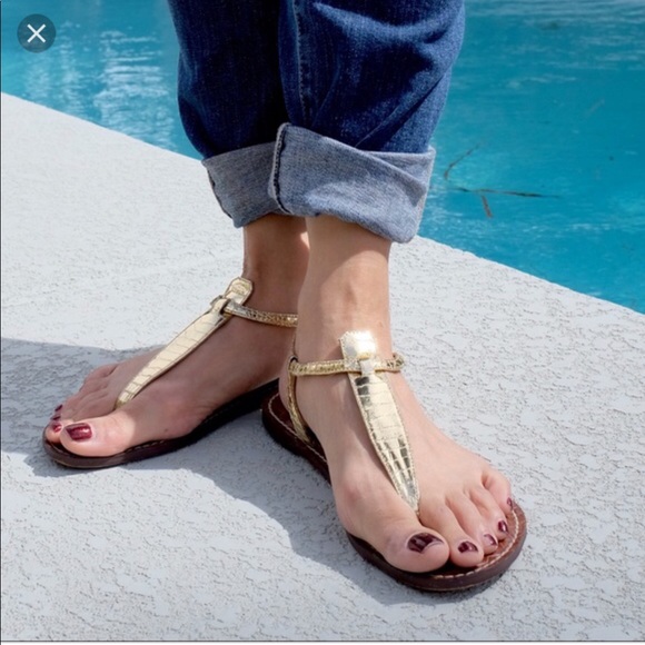 sam edelman gigi sandal gold